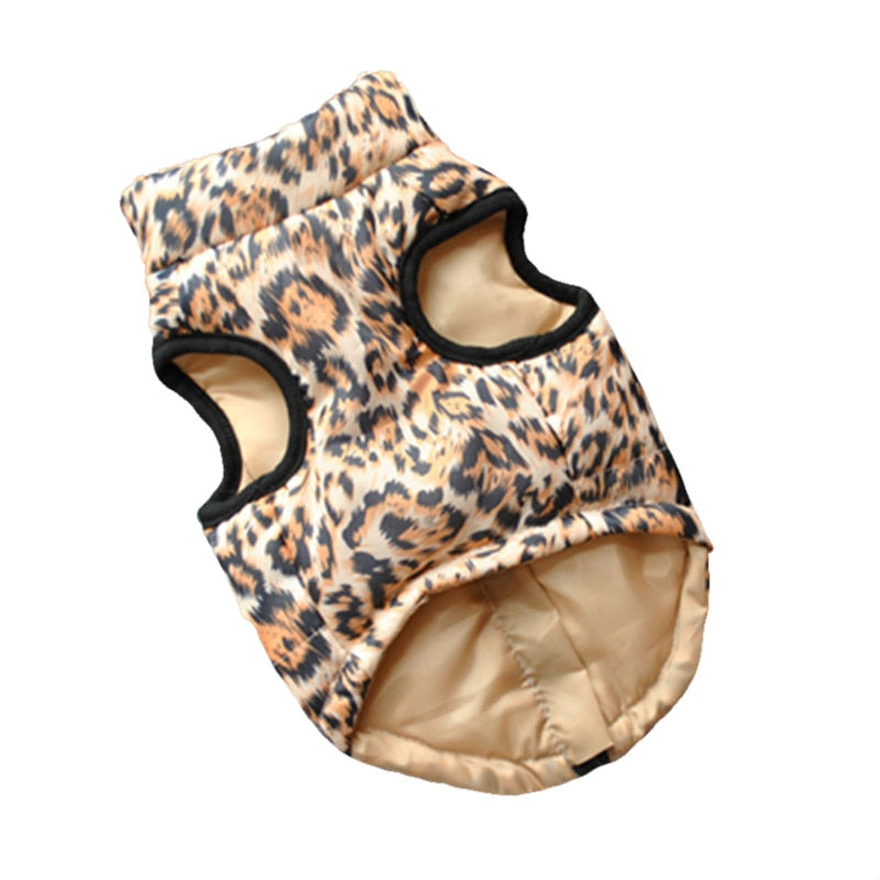 Pet clothing autumn and winter pet puppy jacket vest traction buckle