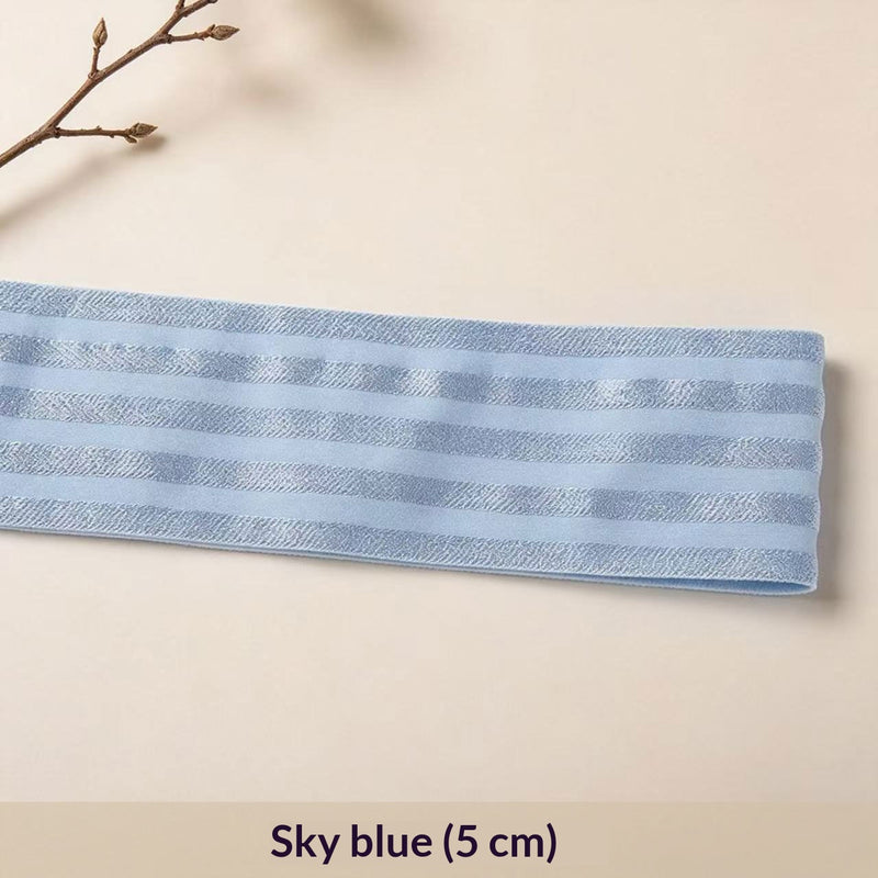 Buntes elastisches Seidenband glänzendes Gummiband Nähzubehör
