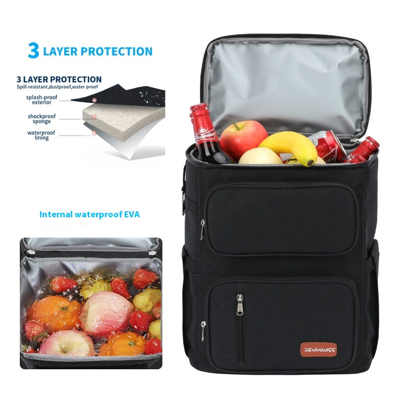 New Double-layer Thermal Preservation Backpack