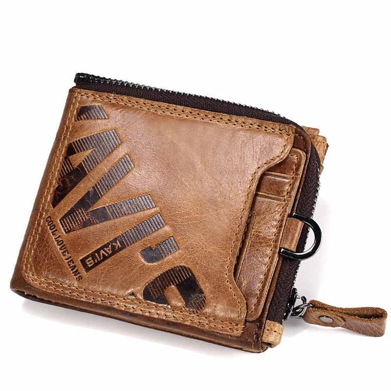 Carteira casual de fecho de correr da moda