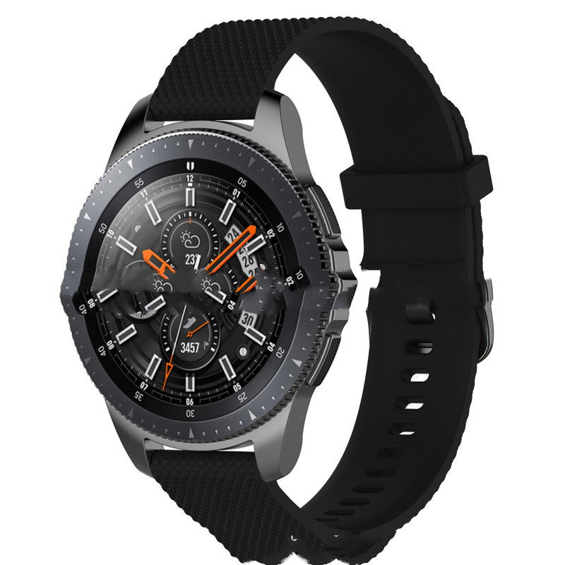 Adequado para Bracelete de Silicone com Partículas de Diamante para Galaxy Watch 42mm