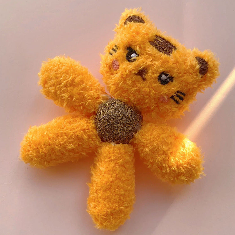 Bola de Erva-gateira Comestível para Gatos de Interior, Brinquedo de Mastigar, Bola de Snack Interativa para Limpeza dos Dentes de Gatinhos, Brinquedo com Erva-gateira para Animais de Estimação