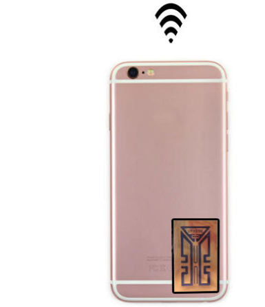 Cell phone signal enhancement stickers