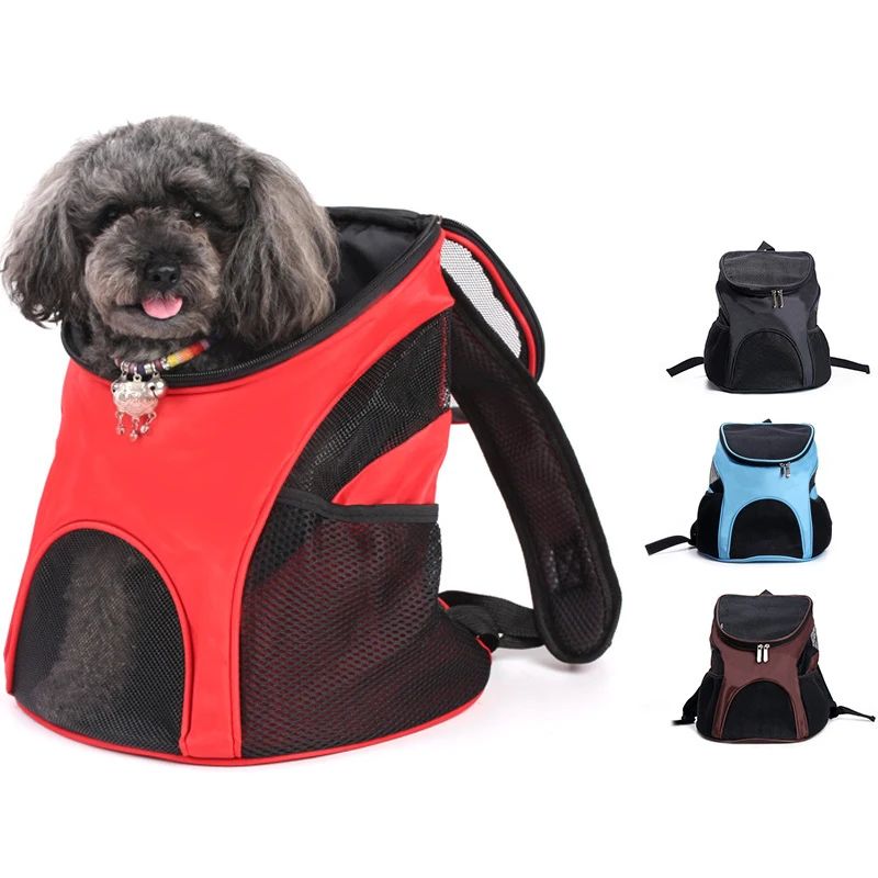 Atmungsaktiver Hunde-Tragerucksack, tragbare Haustiertasche für kleine Hunde, Chihuahua, Schnauzer, Mops, Outdoor-Zubehör für Haustiere