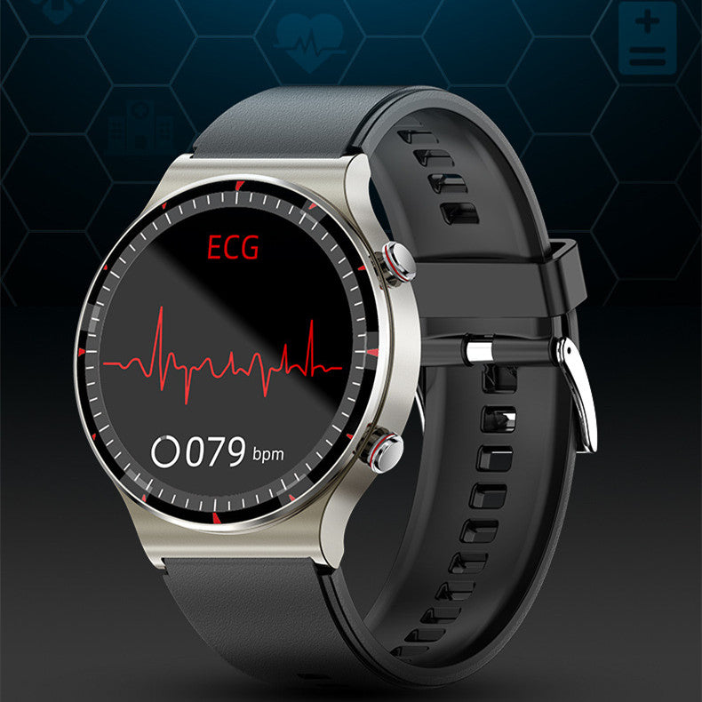 Smartwatch EKG/PPG EKG Herzfrequenz Blutdruck Blutsauerstoff Herzfrequenz Körpertemperatur HRV Uhr