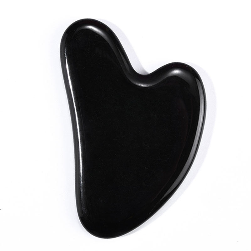 Heart-shaped Crystal Gua Sha Tool For Facial Massage