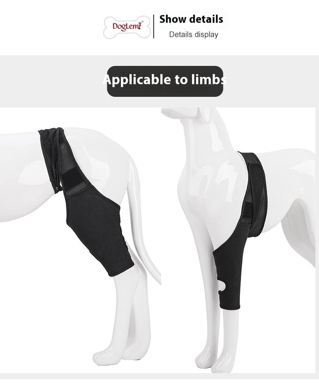 Pet Joint Protector Fracture Disability Fixed Knee Pad Leg Auxiliary Strap Dog Postoperative Protective Cover