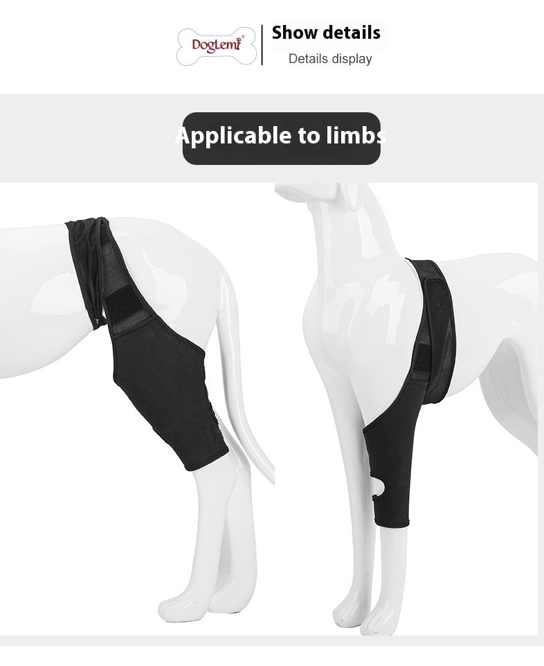 Pet Joint Protector Fracture Disability Fixed Knee Pad Leg Auxiliary Strap Dog Postoperative Protective Cover