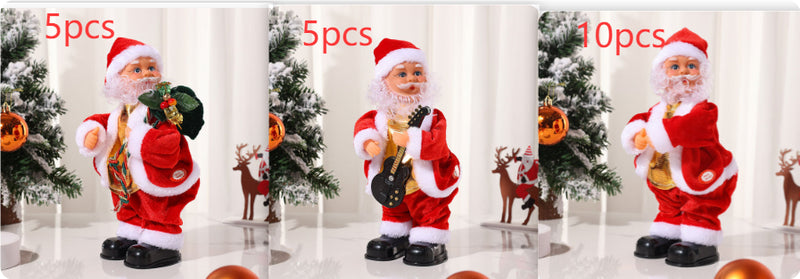 Electric Hip Shaking Play The Guitar With Music Santa Claus Christmas Gift