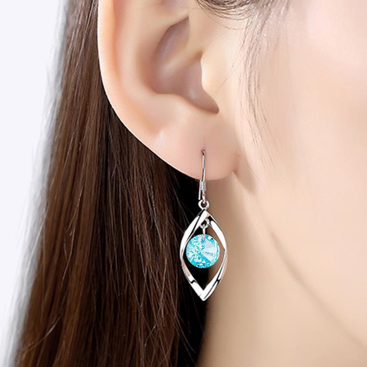 925 Silver Sterling Silver Eardrops Female Earrings Long