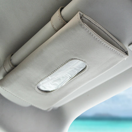 In-car sunroof sun visor hanging type drawer napkin