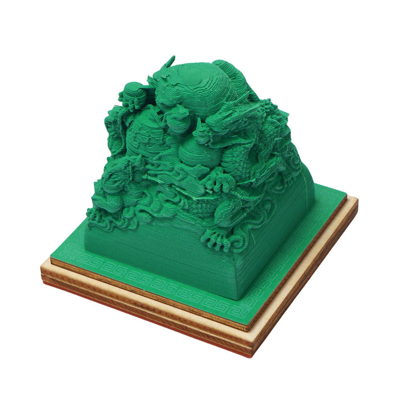 3D Sticky Note Paper Carving Creative Annual Meeting Tear-off Desktop Notepad Ornament