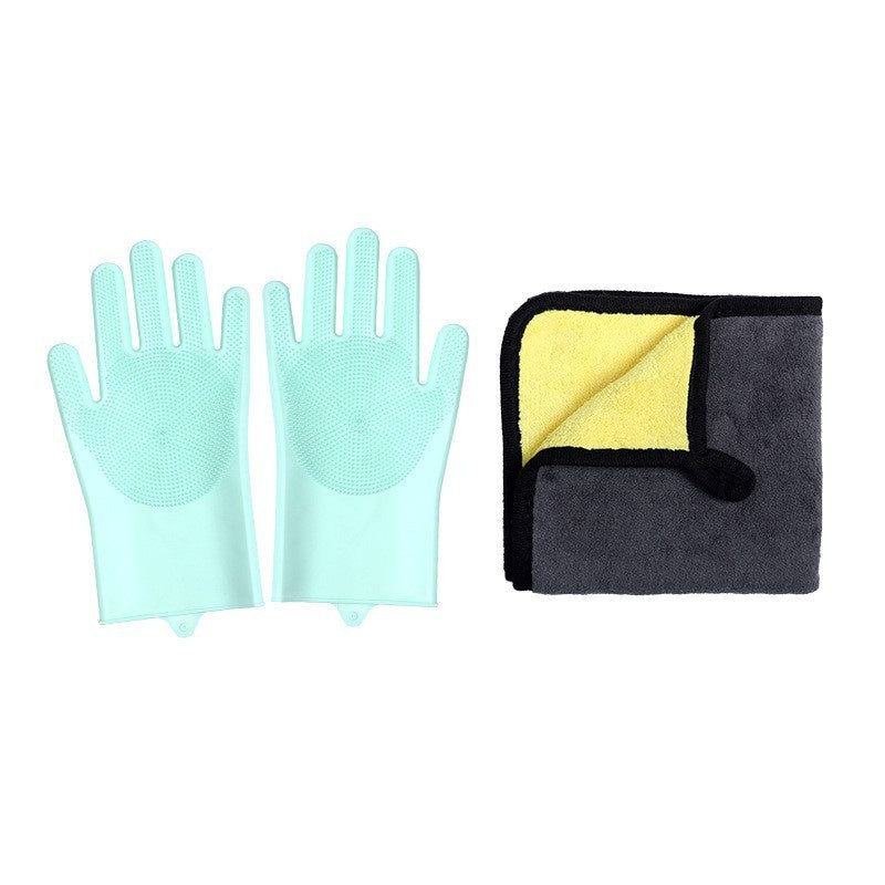 Luvas de Banho para Animais de Estimação Conjunto de Acessórios de Banho para Cães