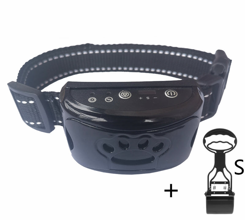 Hundetraining Halsband Wasserdicht Elektrisch Haustier Fernbedienung Wiederaufladbarer Hunde Trainer Bell Stopp Gerät Mit Schock Vibration Ton