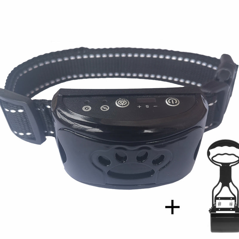 Hundetraining Halsband Wasserdicht Elektrisch Haustier Fernbedienung Wiederaufladbarer Hunde Trainer Bell Stopp Gerät Mit Schock Vibration Ton