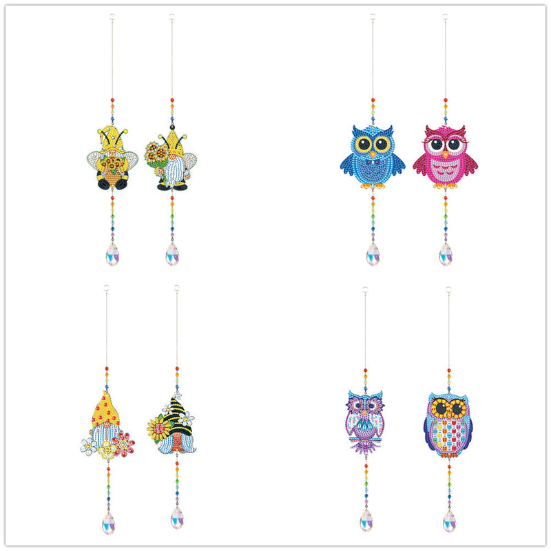 DIY Diamond Painting Prismatic Pendant