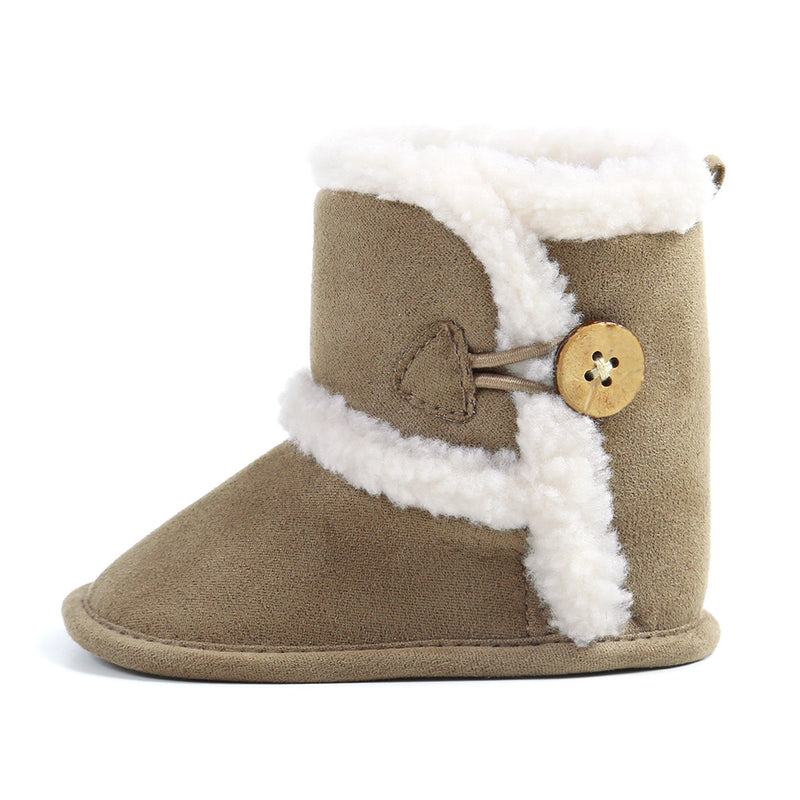 Gefütterte Baby-Winterstiefel mit warmem Fleece