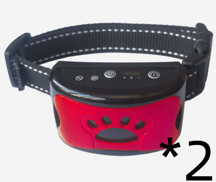 Hundetraining Halsband Wasserdicht Elektrisch Haustier Fernbedienung Wiederaufladbarer Hunde Trainer Bell Stopp Gerät Mit Schock Vibration Ton