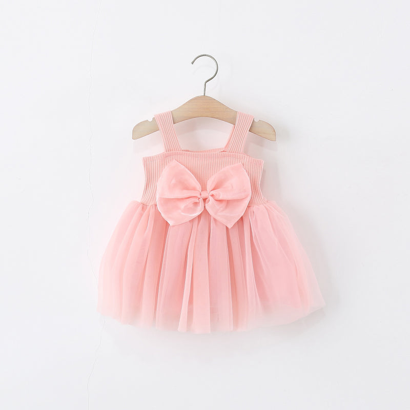 Vestido de Verão Sem Mangas para Menina - Moda Infantil