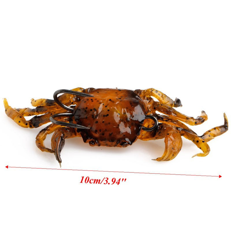 Weicher Krabbenköder mit Haken