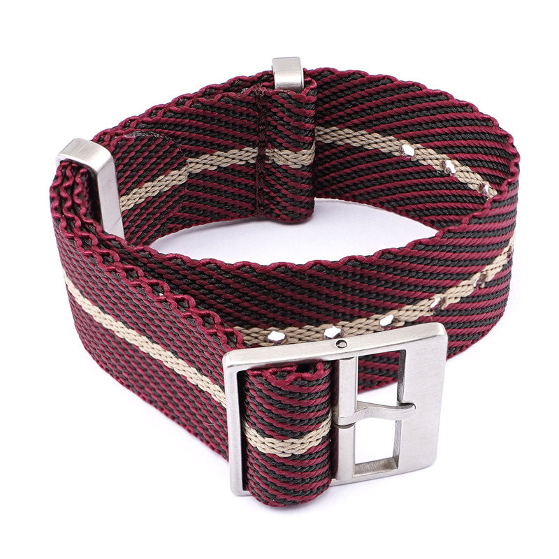 Uhrenarmband aus gewebtem Nylon-Canvas