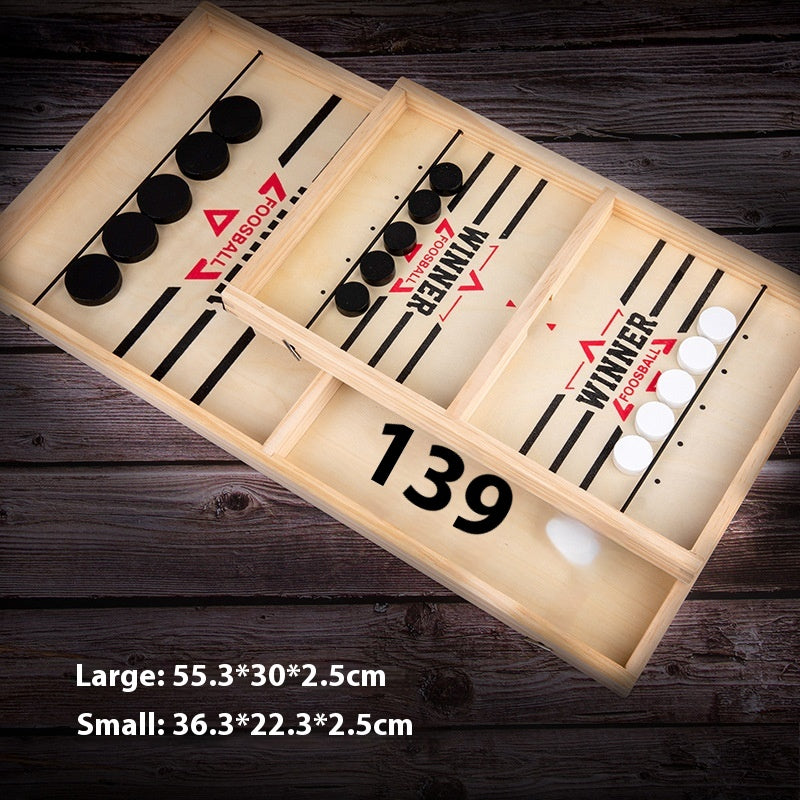 Double Catapult Parent-child Interactive Collision Chess Ice Hockey Battle Desktop Game