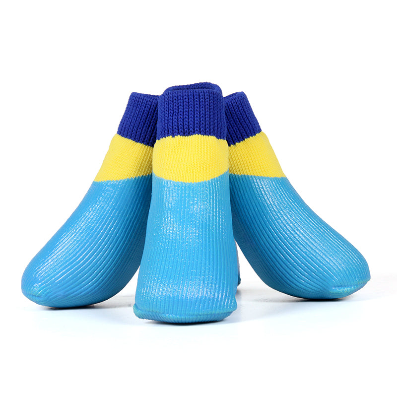 Botas para Cão DogSocks, Sapatos para Cães Grandes, Impermeáveis, Sola de Borracha Antiderrapante, Protetor de Patas, Topo Elástico, para Desportos ao Ar Livre
