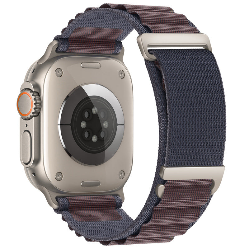 Bracelete de relógio em nylon com fivela em C e duas secções de ajuste rápido