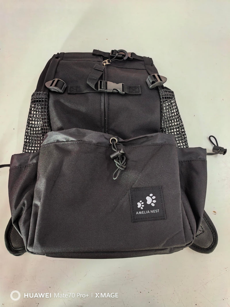 Mochila para animais de estimação exposta, ventilada, respirável e lavável