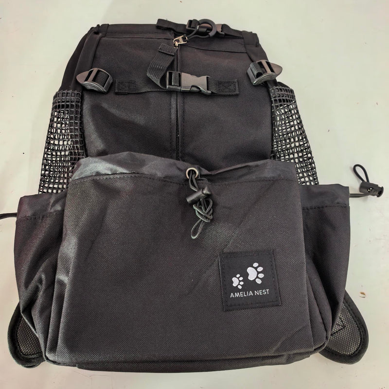 Mochila para animais de estimação exposta, ventilada, respirável e lavável