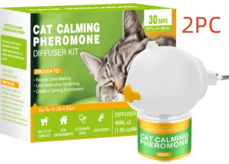 Anti-Stress Haustier Aromatherapie-Diffusor für Katzen und Hunde