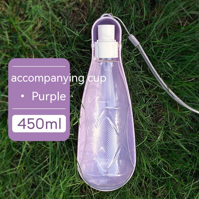 Copo de água para animais de estimação, portátil, dobrável, garrafa de água para cães, 550ml, grande capacidade, médio a grande, garrafa para beber