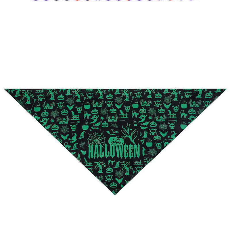 Lenço Triangular de Halloween para Animais de Estimação