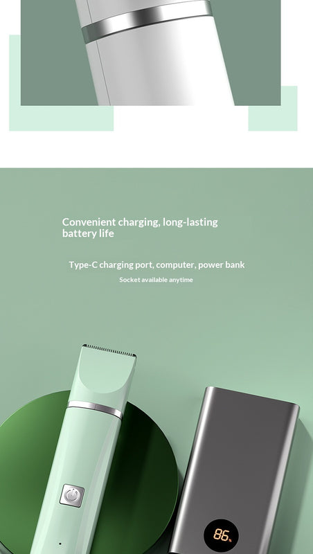 Rechargeable Portable Pet Clipper, Paw Hair Trimmer For Dogs.
