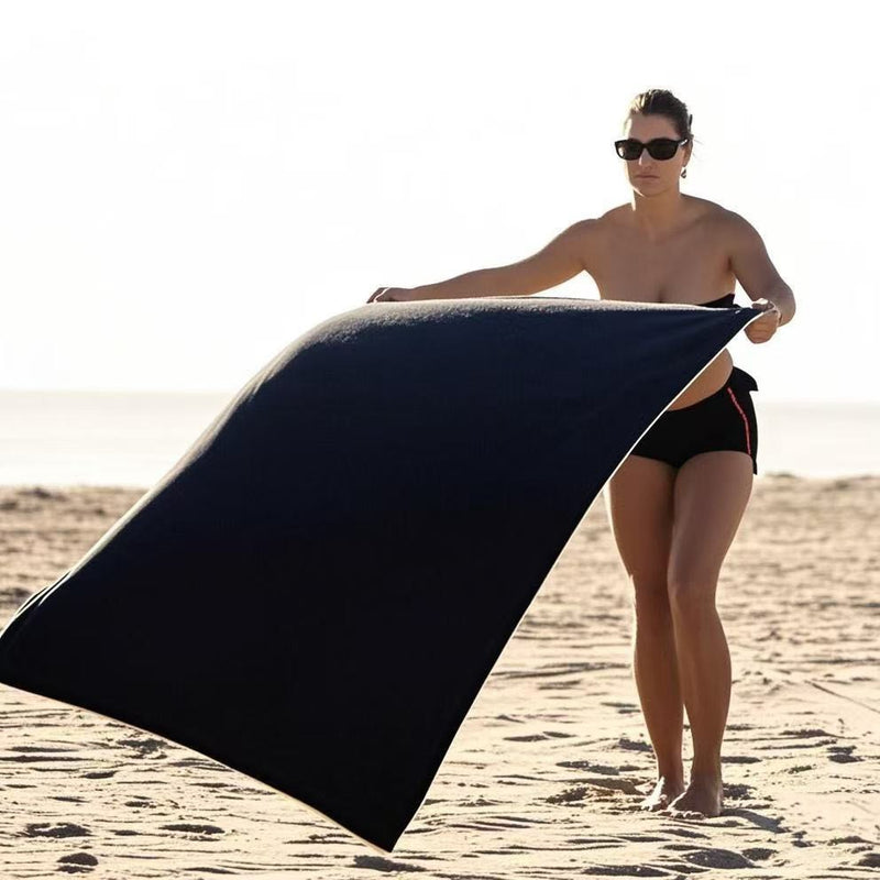 Magnetisches, super saugfähiges, schnell trocknendes Outdoor-Badetuch