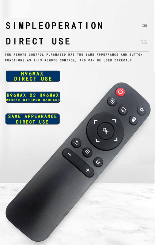 Android T Box H96 MAX MXQ HY300 HY320 SensitivitySimple To