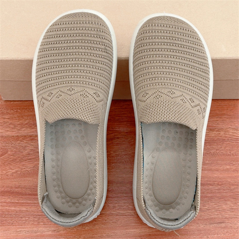 Spring Old Beijing Cloth Shoes Women Breathable Flat