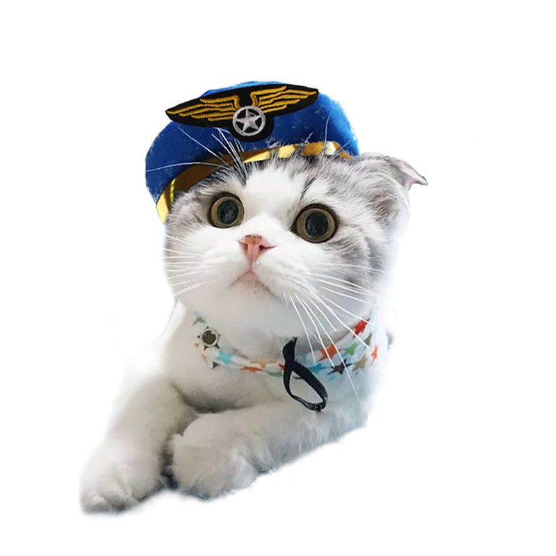 Divertido disfarce de cão e gato, gorro quente, adereço para fotos, acessório de cabeça