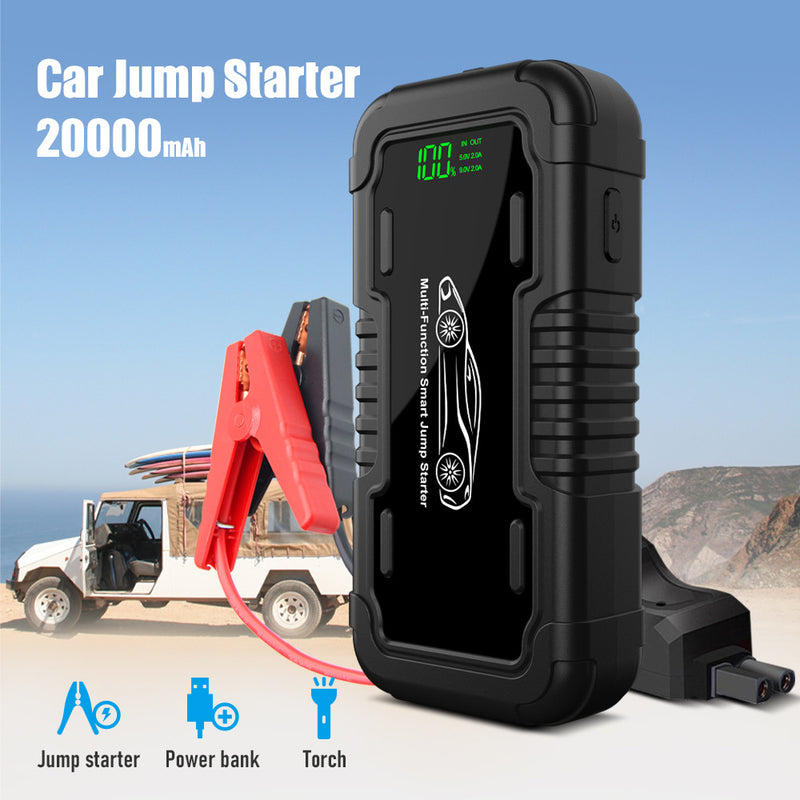 Auto-Starthilfe-Powerbank 20000 mAh mit LED-Beleuchtung