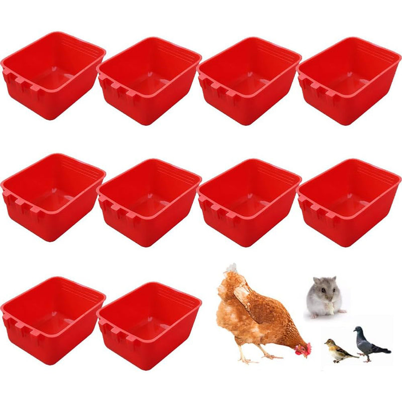 Futter- und Wassernapf für Hühner, Kleintiere und Geflügel in Ställen