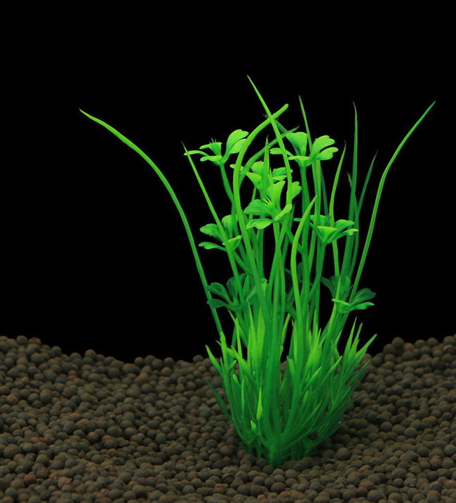 Decoração de tanque de peixes simulação planta de água aquário paisagismo plástico