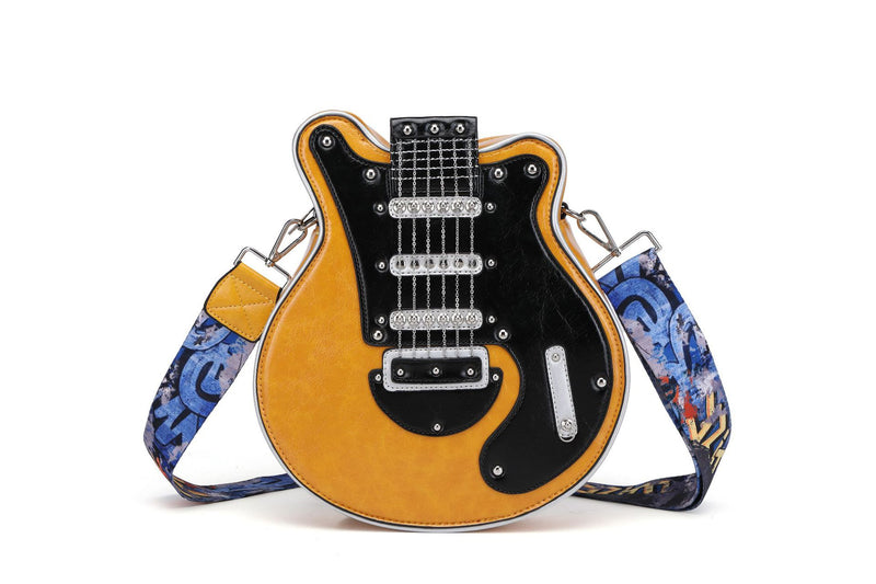 Personalisierte Fashion-Umhängetasche im Gitarren-Design für Damen