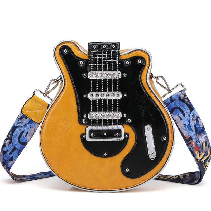 Personalisierte Fashion-Umhängetasche im Gitarren-Design für Damen
