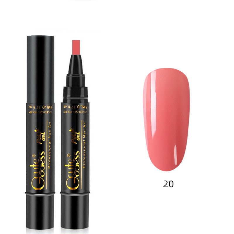 Caneta de Cola para Unhas 3 em 1, Caneta de Cola de Passo Único, Caneta Íman para Unhas de Gel Fotopolimerizáveis, Caneta Íman Forte para Efeito Olho de Gato e Efeito Água, Ferramenta de Manicure DIY