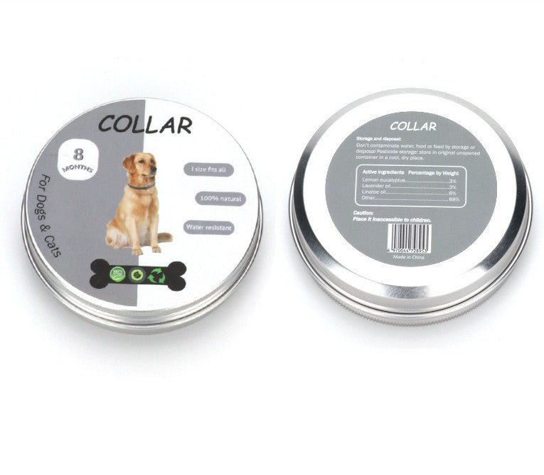 Produtos para animais de estimação, coleira ajustável para cão e gato repelente de pulgas