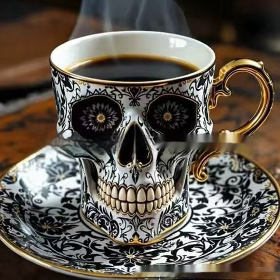 Creative Halloween Cup In Human Skeleton