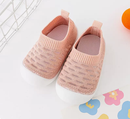 Sapatos de Caminhada com Sola Macia e Antiderrapante para Bebé (Primavera/Outono)