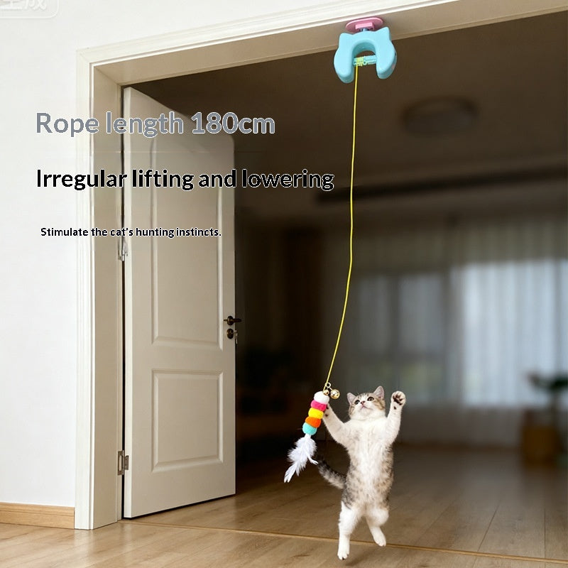 Vara de Brincar Automática para Gatos – Entretenimento e Alívio de Tédio
