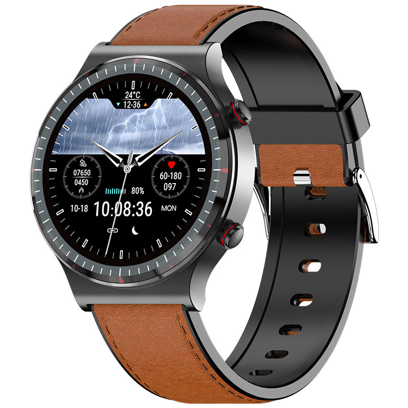 Smartwatch EKG/PPG EKG Herzfrequenz Blutdruck Blutsauerstoff Herzfrequenz Körpertemperatur HRV Uhr