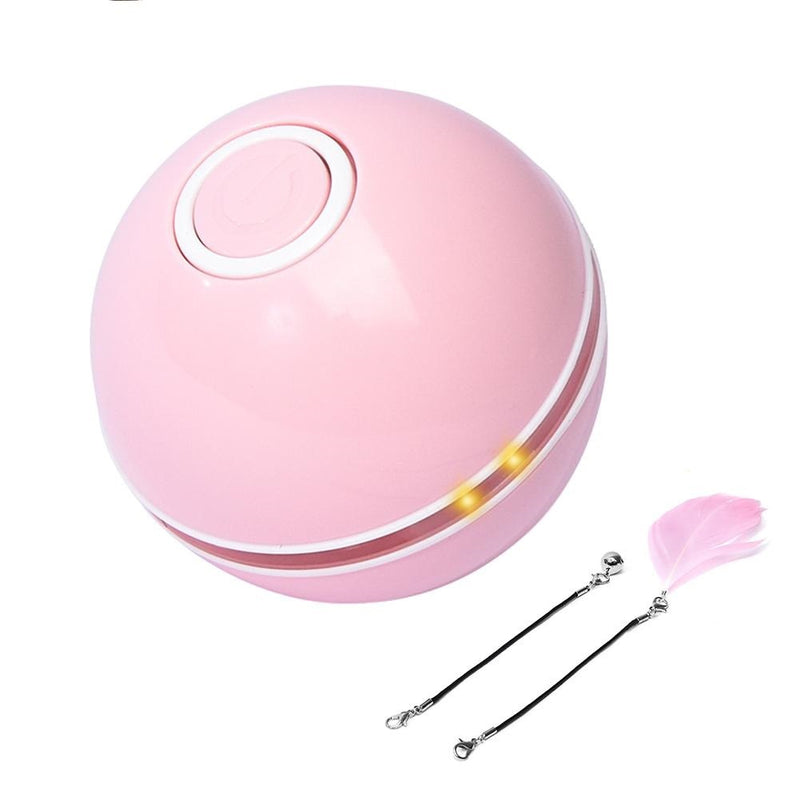 Brinquedo para gato bola laser recarregável por USB com movimento automático